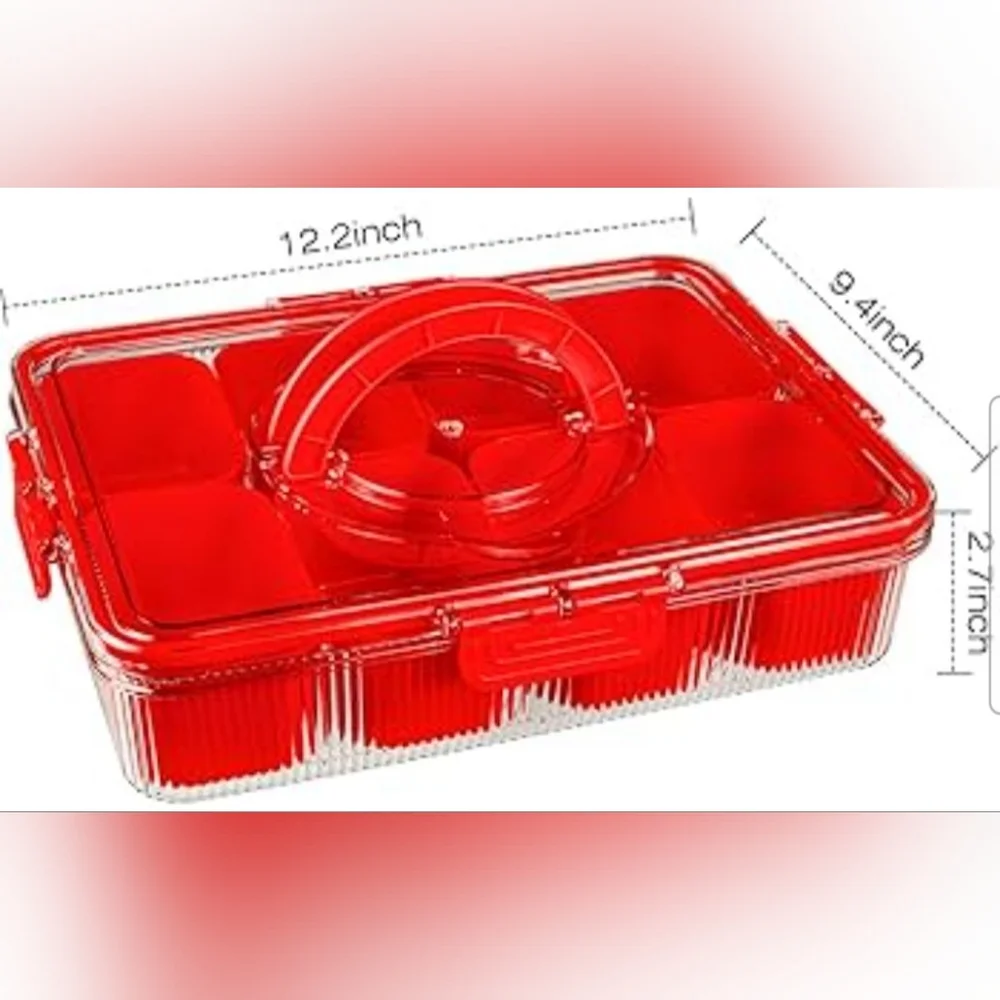 Refresh Blue Snackle Box 6-Compartment Food Container - Picture 2 of 9